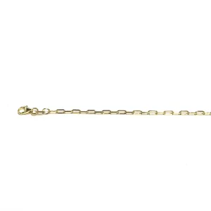 10K Yellow Gold (1.9mm) Paperclip Necklace (16" -20")