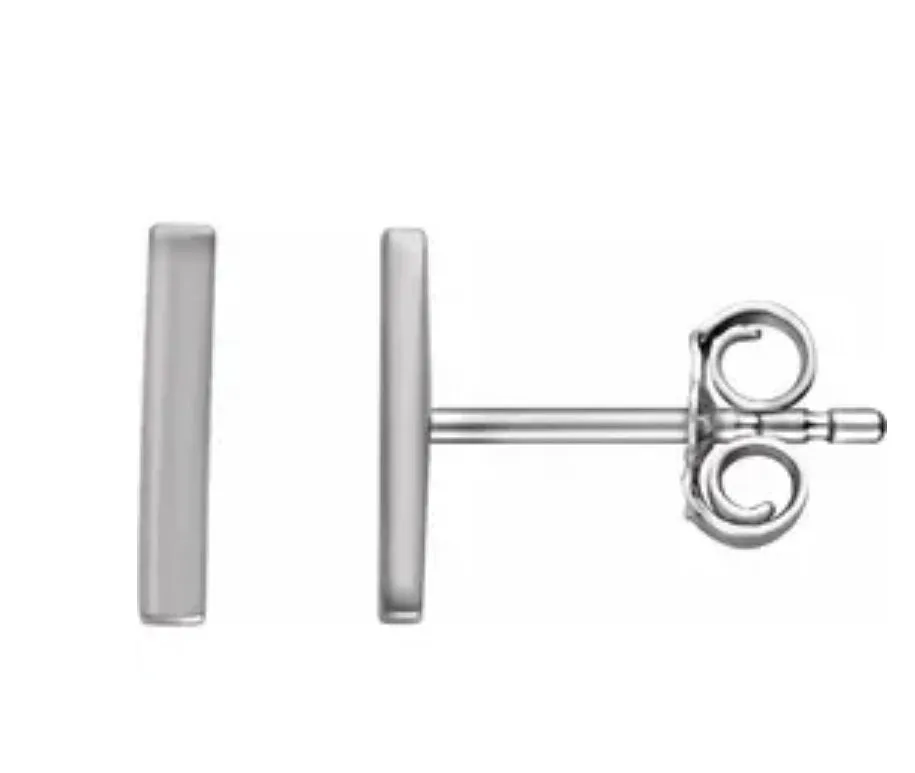 14k Bar Studs