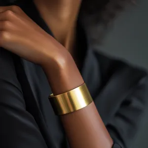 14k Gold Open Cuff Bracelet