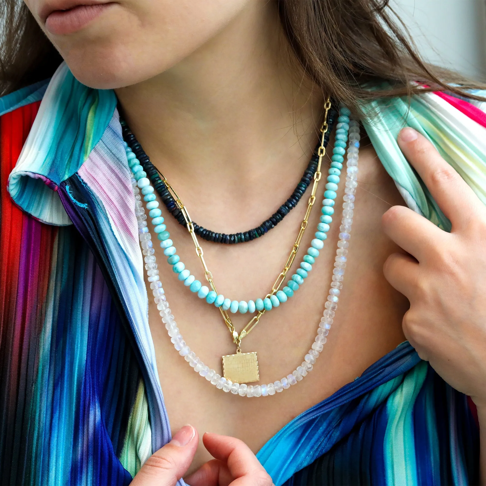 14K Gold "Ma'ayan" Paperclip Chain Necklace