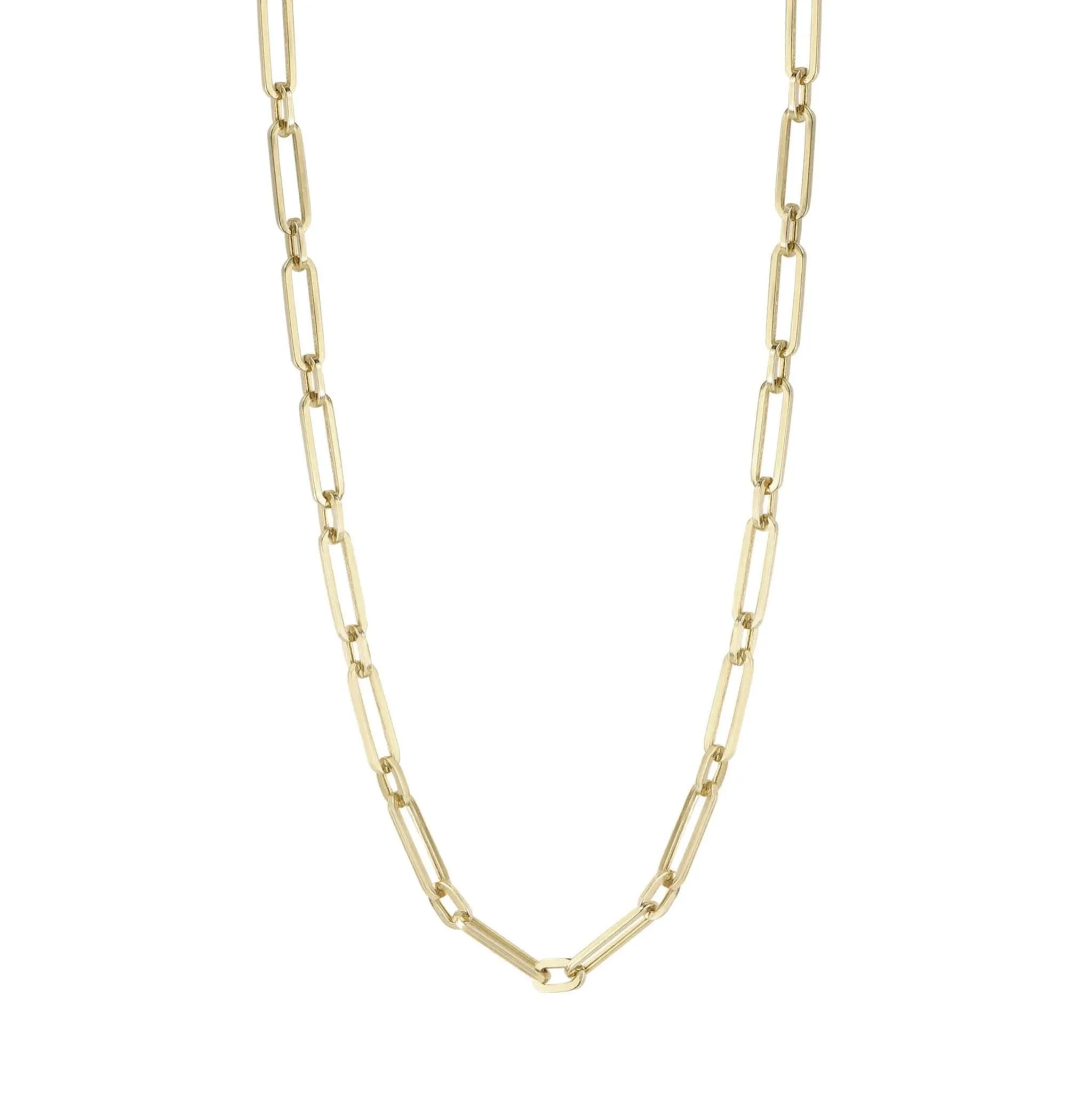 14K Gold "Ma'ayan" Paperclip Chain Necklace