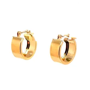 14K Yellow Gold 10mm Hoops