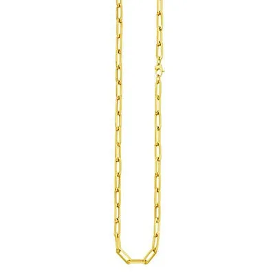 14KT Yellow Paperclip Links 5.3mm