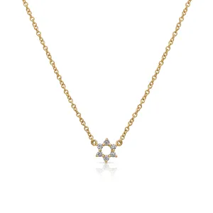 14KY Souli Open Circle Mini Necklace