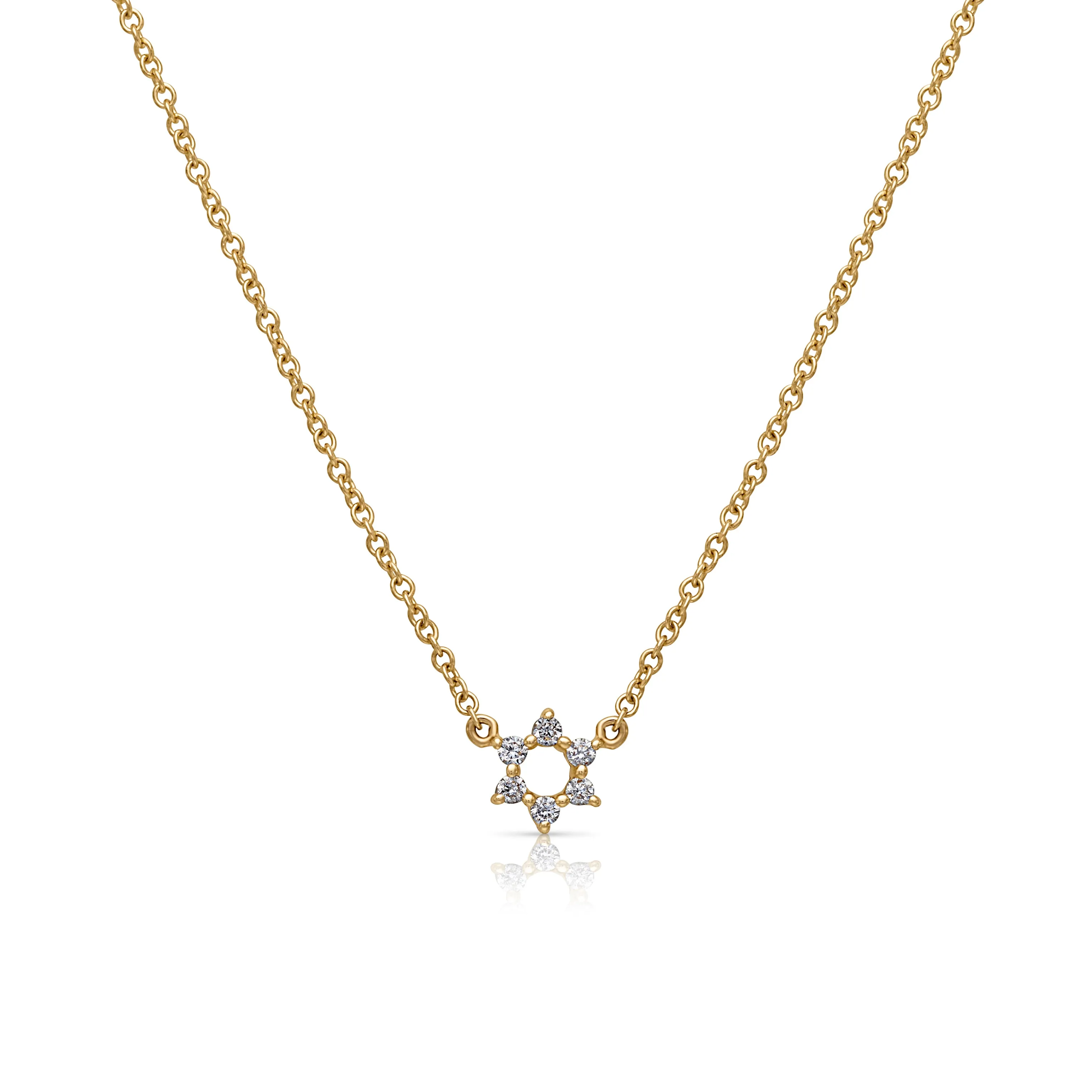 14KY Souli Open Circle Mini Necklace