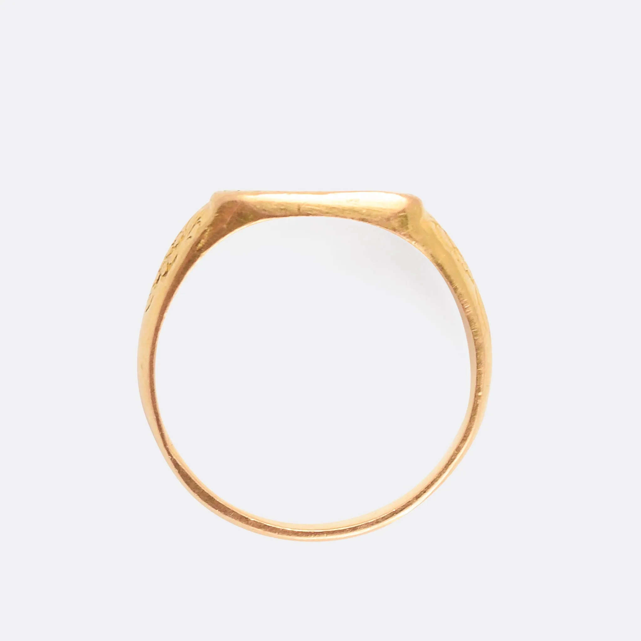 17th Century Floral Signet Ring