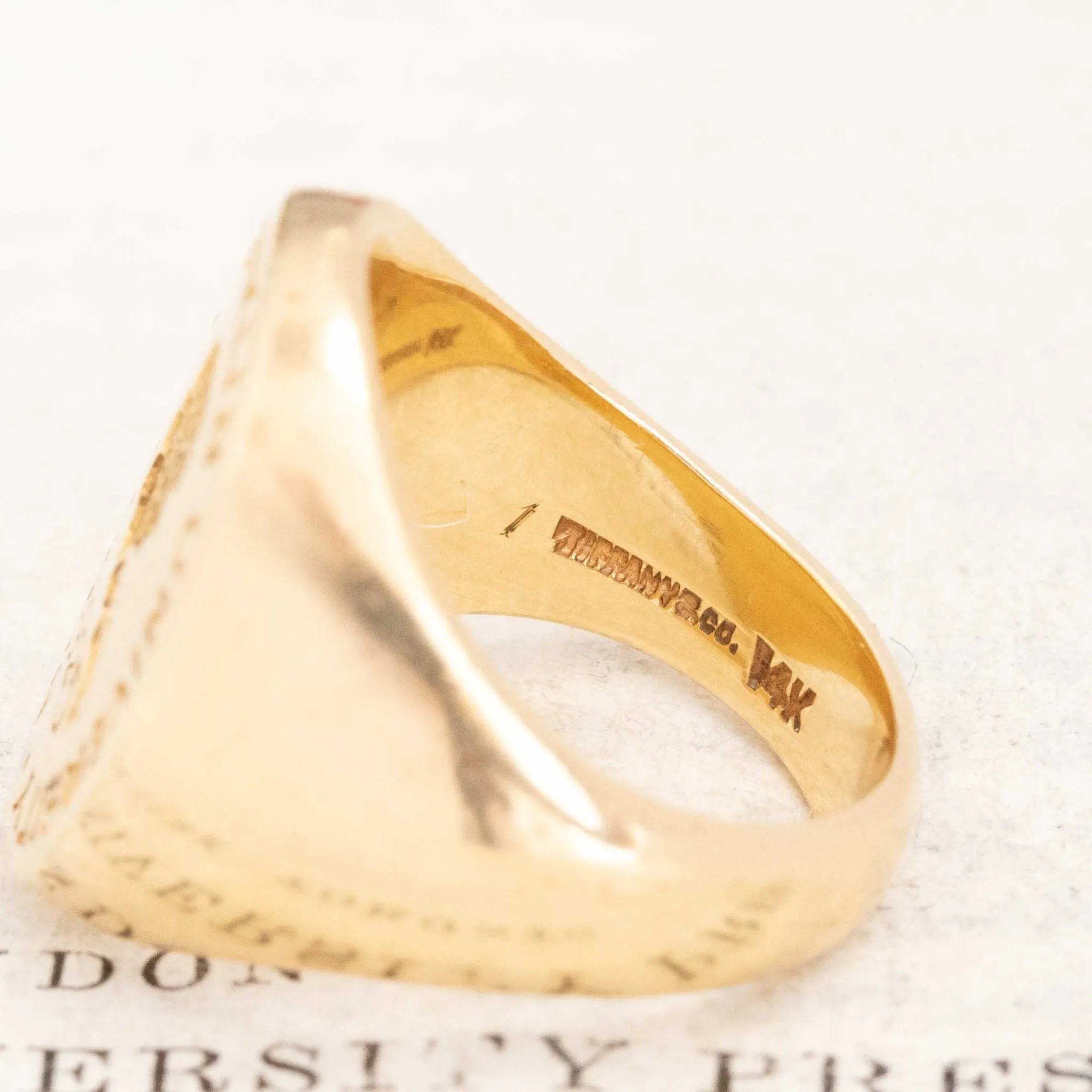 1925 Benjamin Franklin University Class Ring by Tiffany & Co