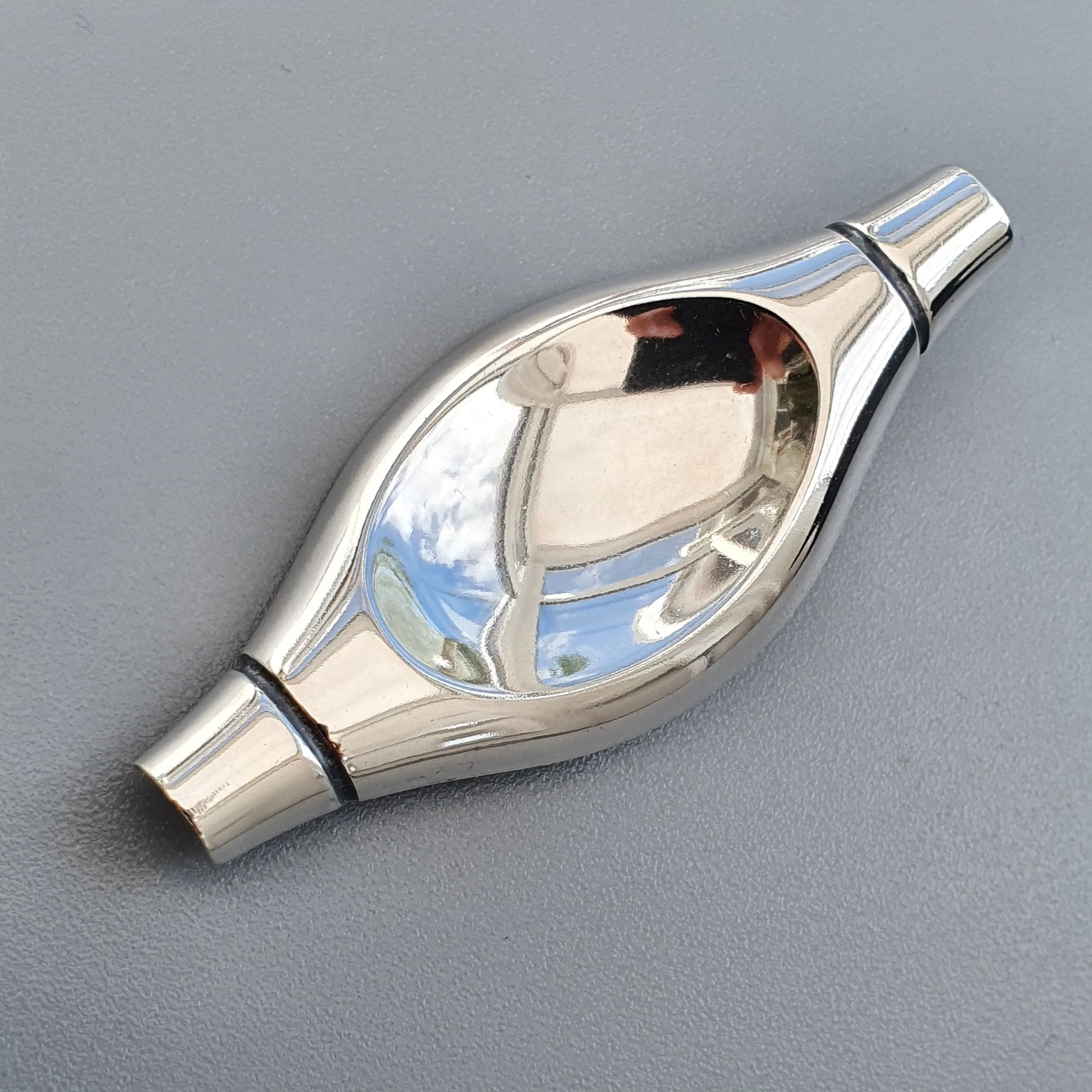 1960s Vintage Finnish Modernist Silver Brooch by Elis Kauppi for Kupittaan Kulta