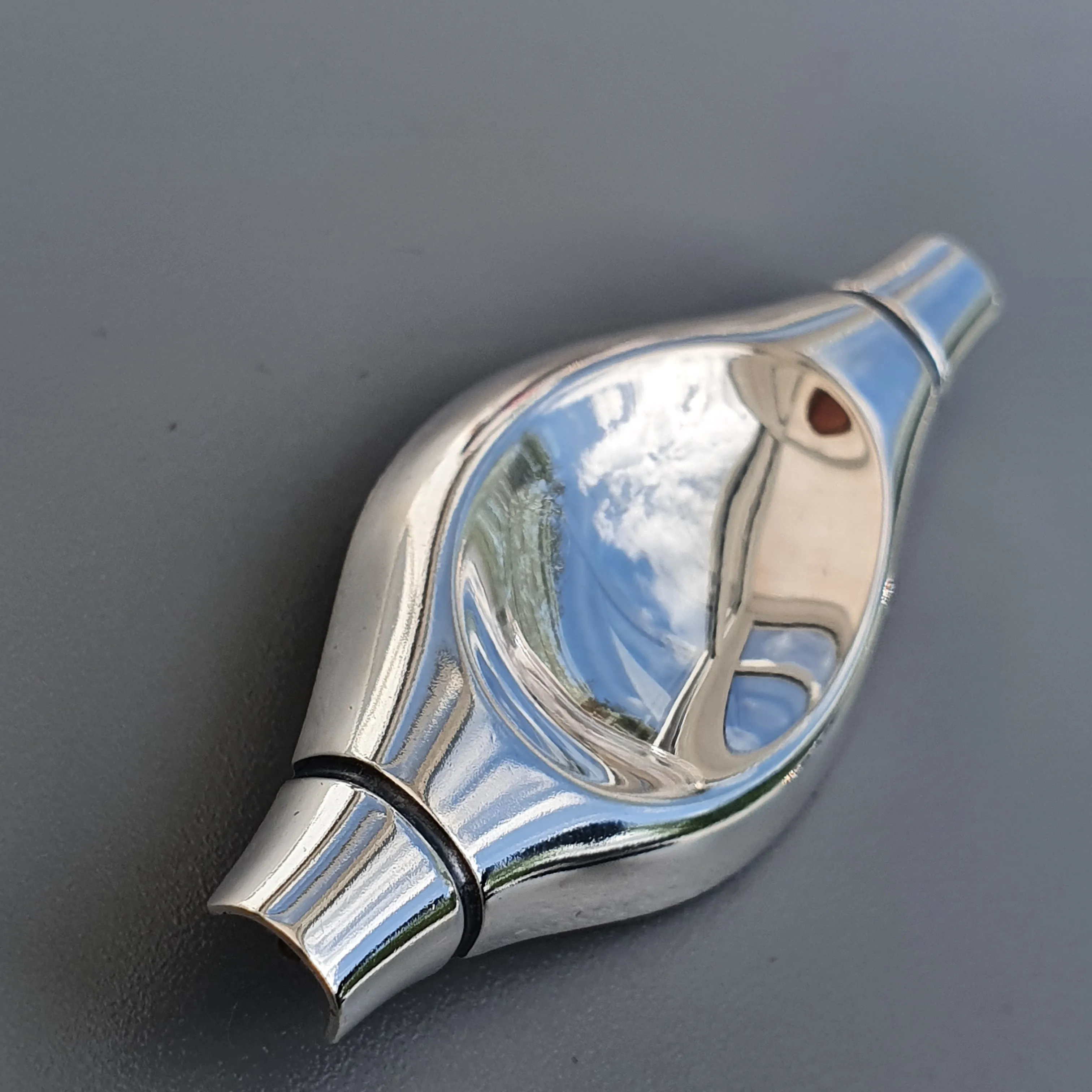 1960s Vintage Finnish Modernist Silver Brooch by Elis Kauppi for Kupittaan Kulta