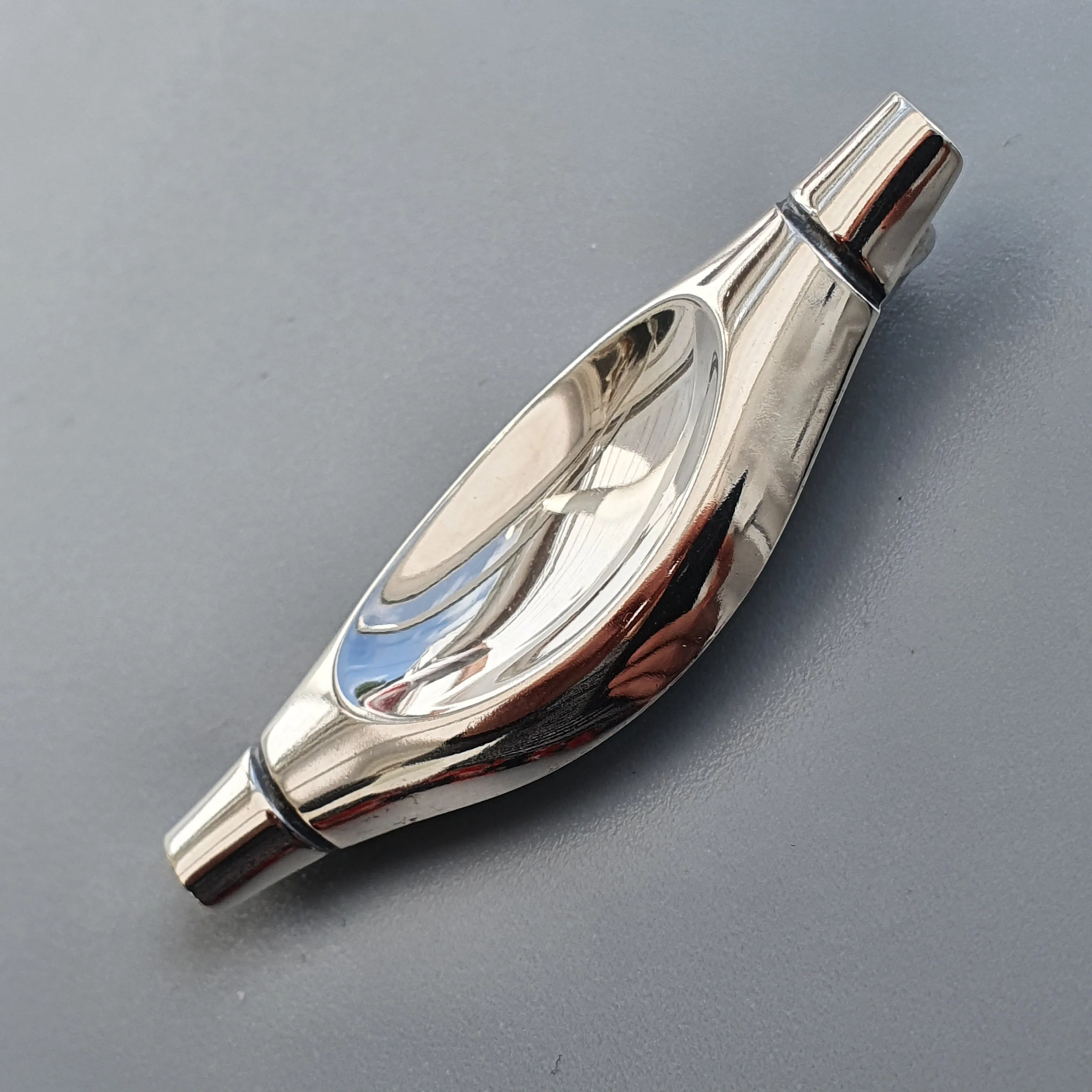 1960s Vintage Finnish Modernist Silver Brooch by Elis Kauppi for Kupittaan Kulta