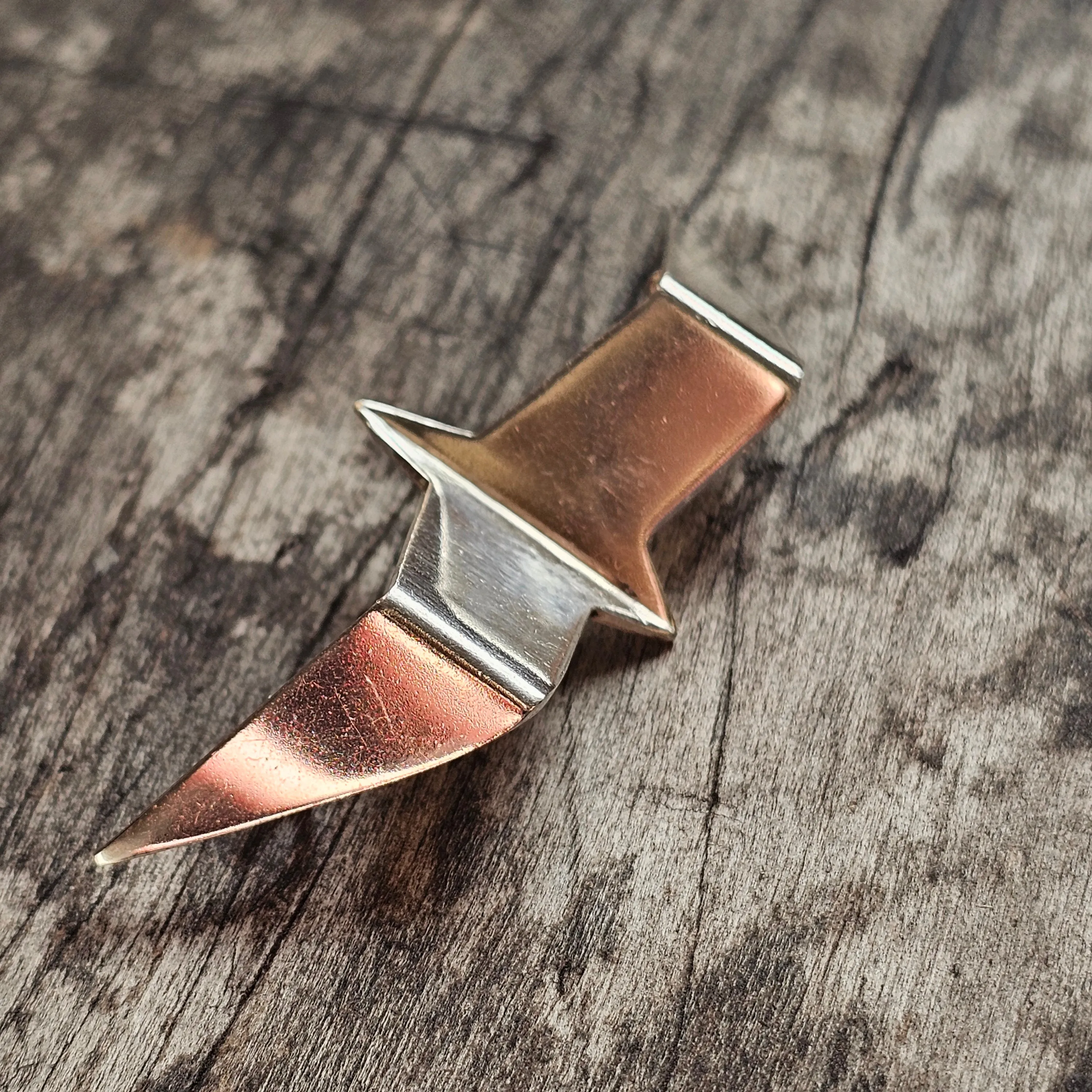 1980s Asko Luukkonen Finnish Silver Abstract Bird Brooch