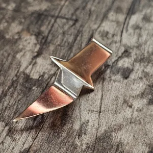 1980s Asko Luukkonen Finnish Silver Abstract Bird Brooch