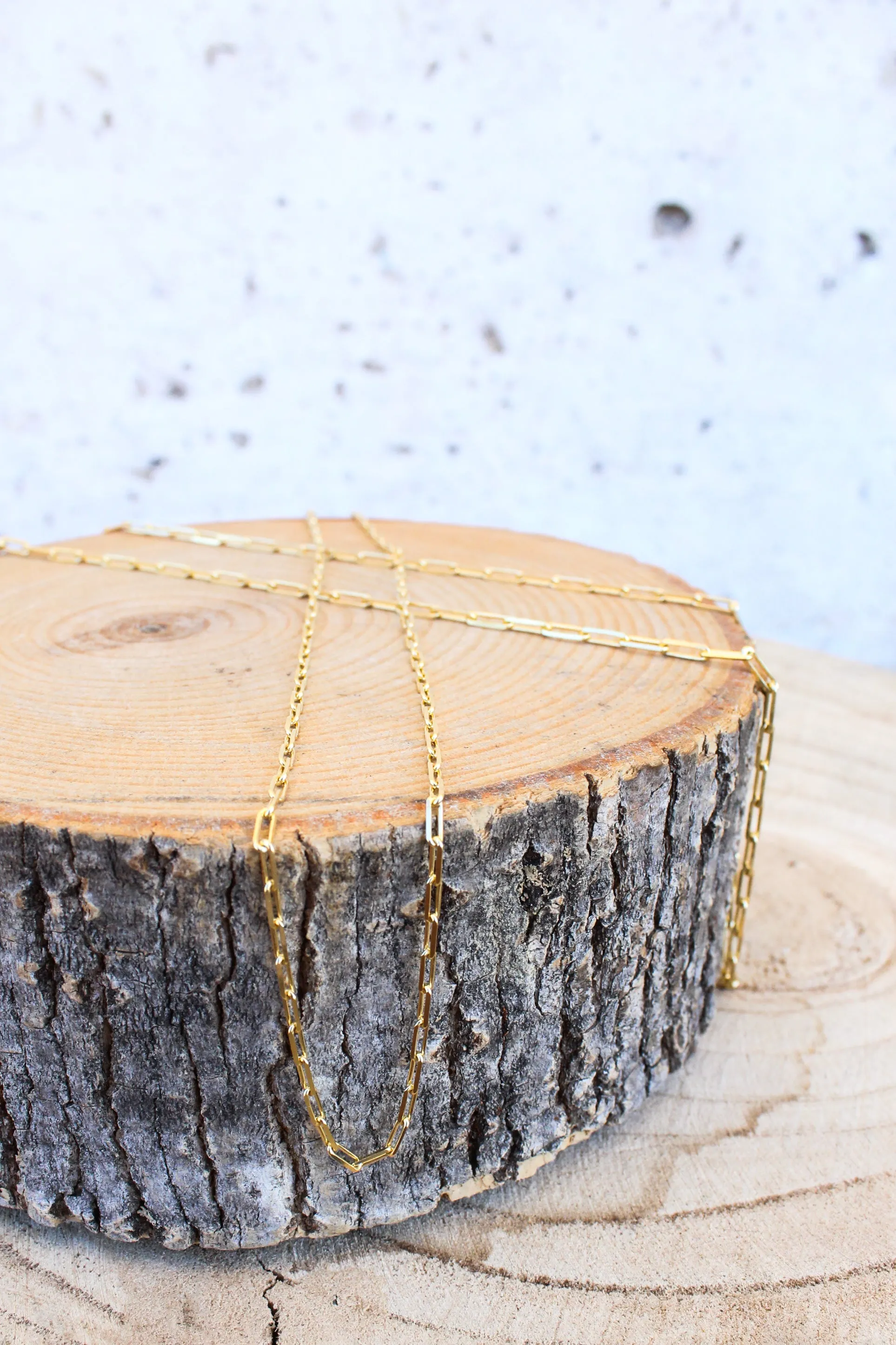 2mm Paperclip Chain 20" (14k GF o. SS)