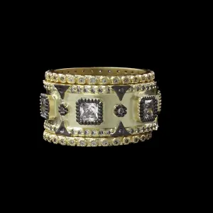 3 Tier Gold Ring Stack