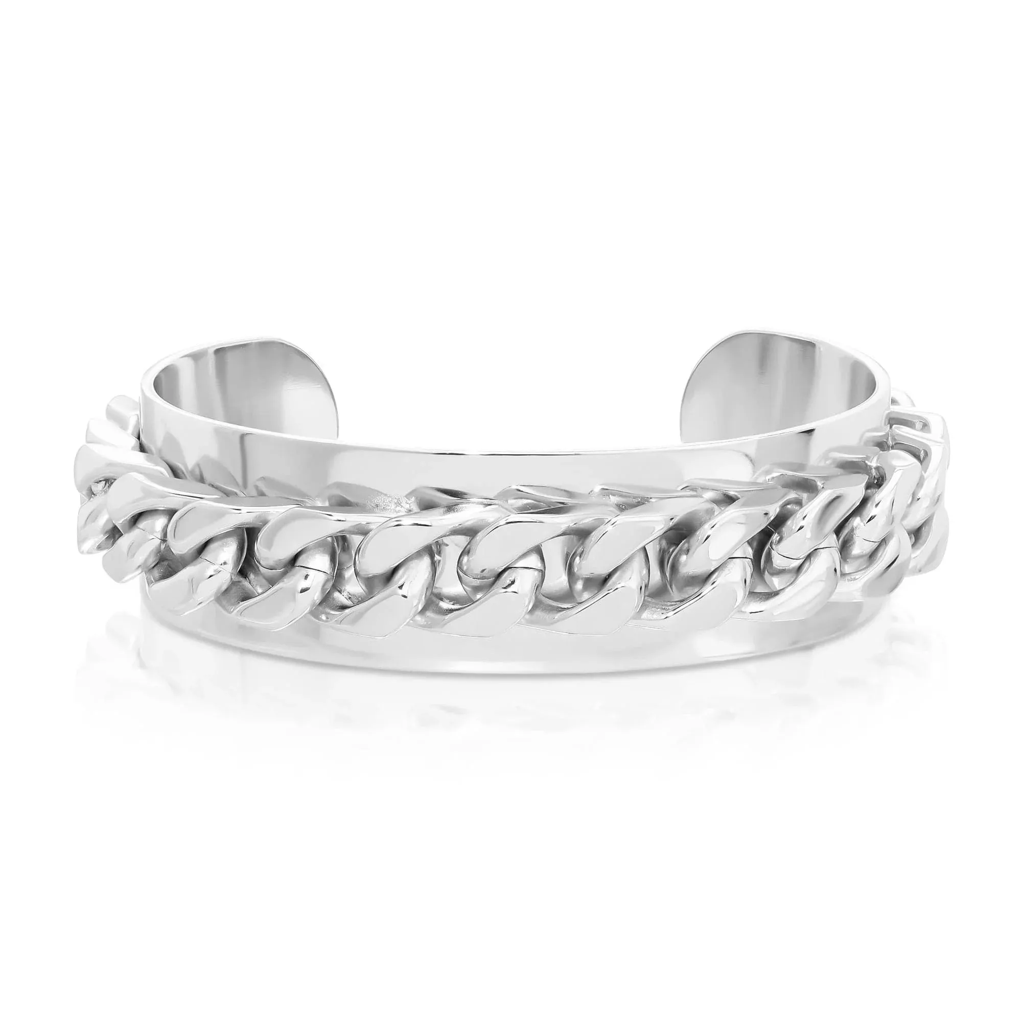 3/4 Inch Curb Chain Cuff