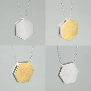 3456∞ N°116 / Double Faced Hexagon Necklace