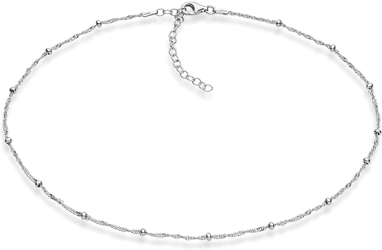 925 Sterling Silver Figaro Link Chain