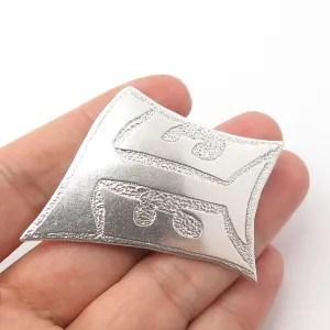 925 Sterling Silver Vintage FAC 1951 Abstract Pin Brooch