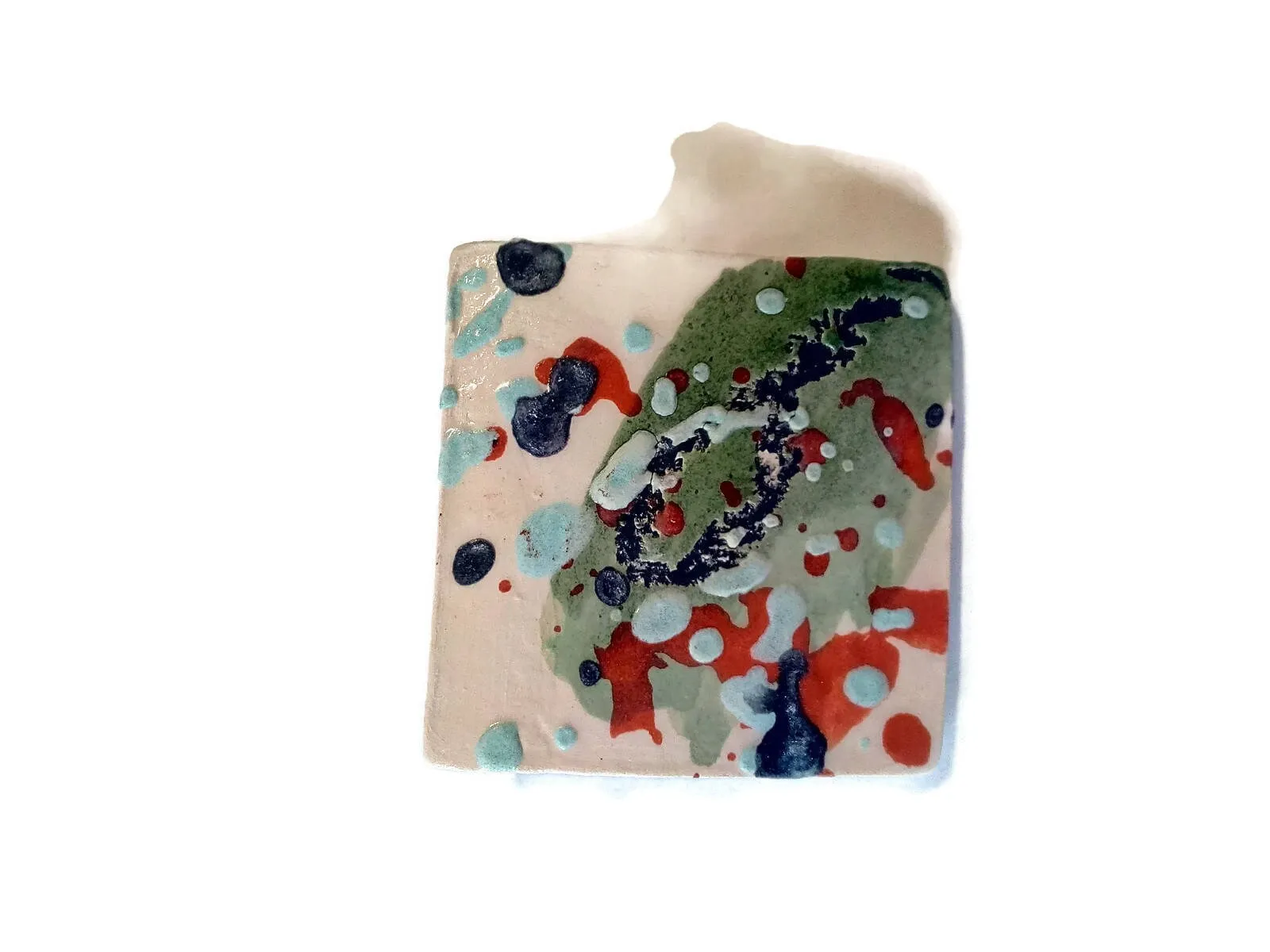 Abstract Ceramic Brooch | Brooches for Women and Men | Handcrafted Gift Idea