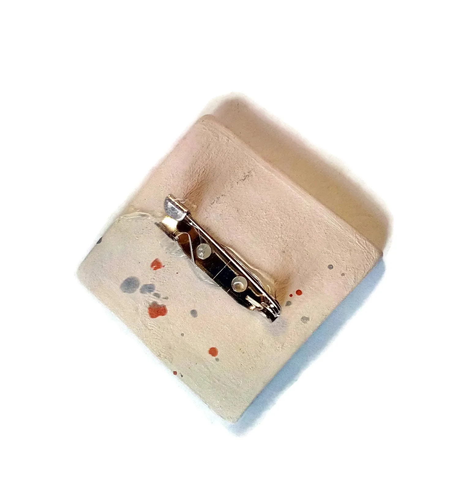 Abstract Ceramic Brooch | Brooches for Women and Men | Handcrafted Gift Idea