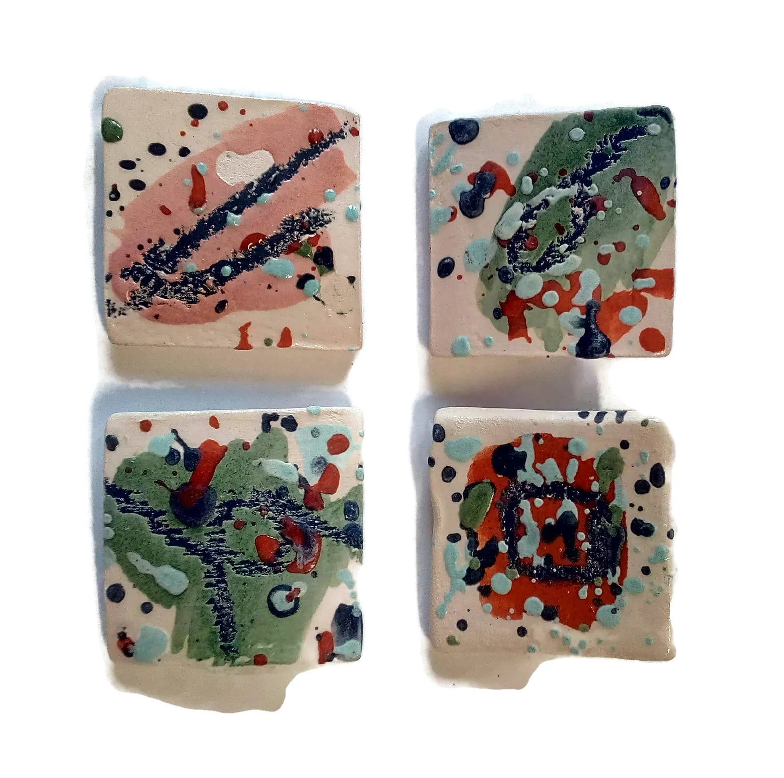 Abstract Ceramic Brooch | Brooches for Women and Men | Handcrafted Gift Idea