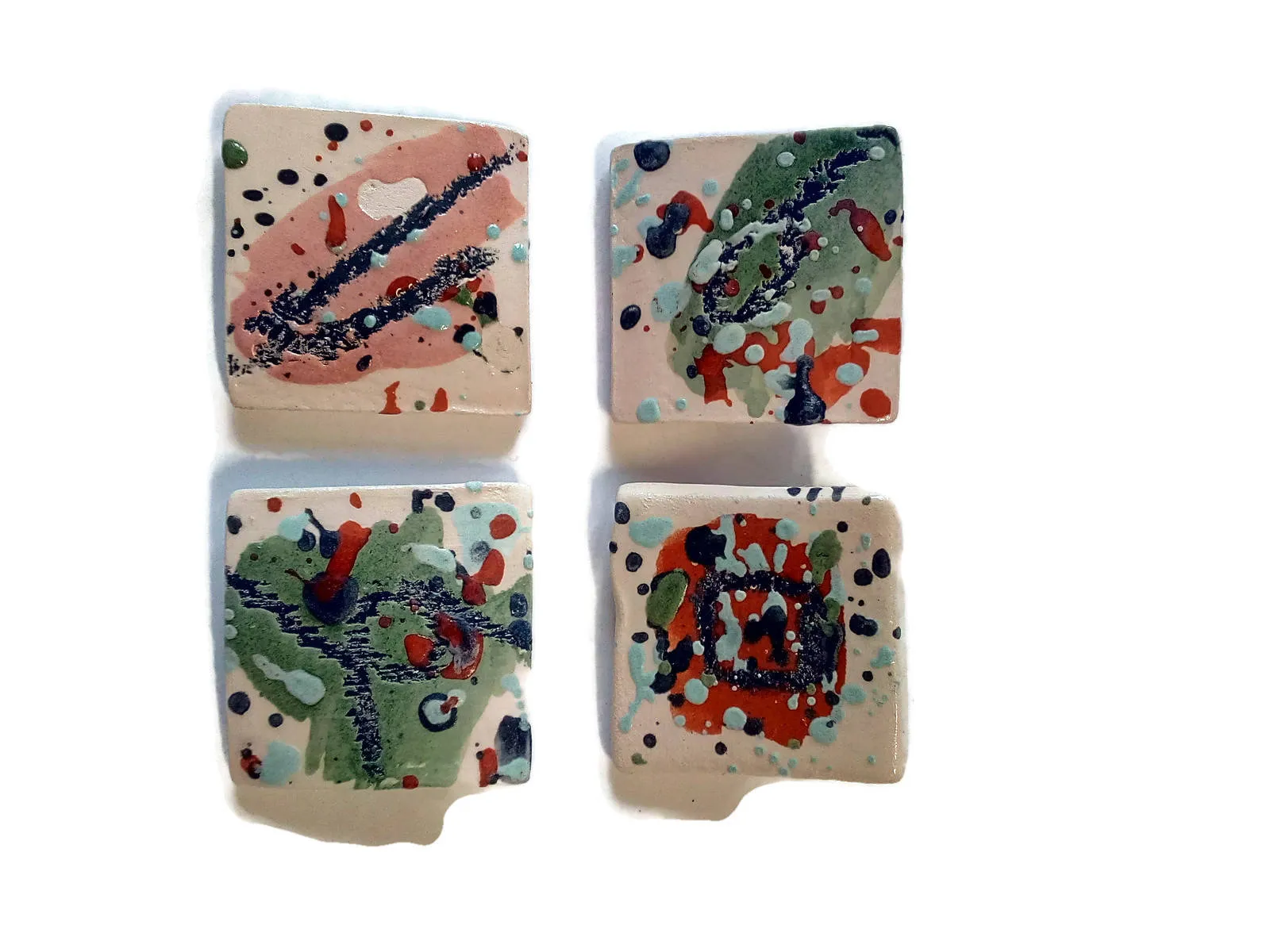 Abstract Ceramic Brooch | Brooches for Women and Men | Handcrafted Gift Idea
