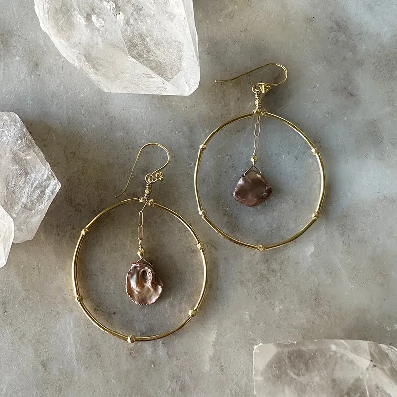 Acacia Hoop Earrings