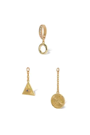 Adella Paperclip Chain Charm Necklace