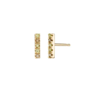 Aegean Green Bar Studs