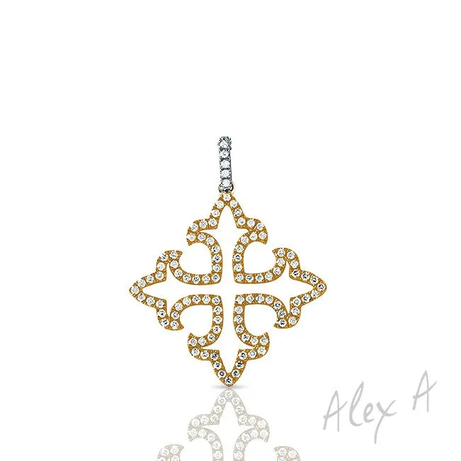 Alex A. Diamond Cross Pendant
