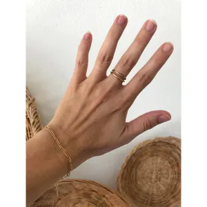 Alexandra Gioia Fold Filled Everyday Scallop Ring