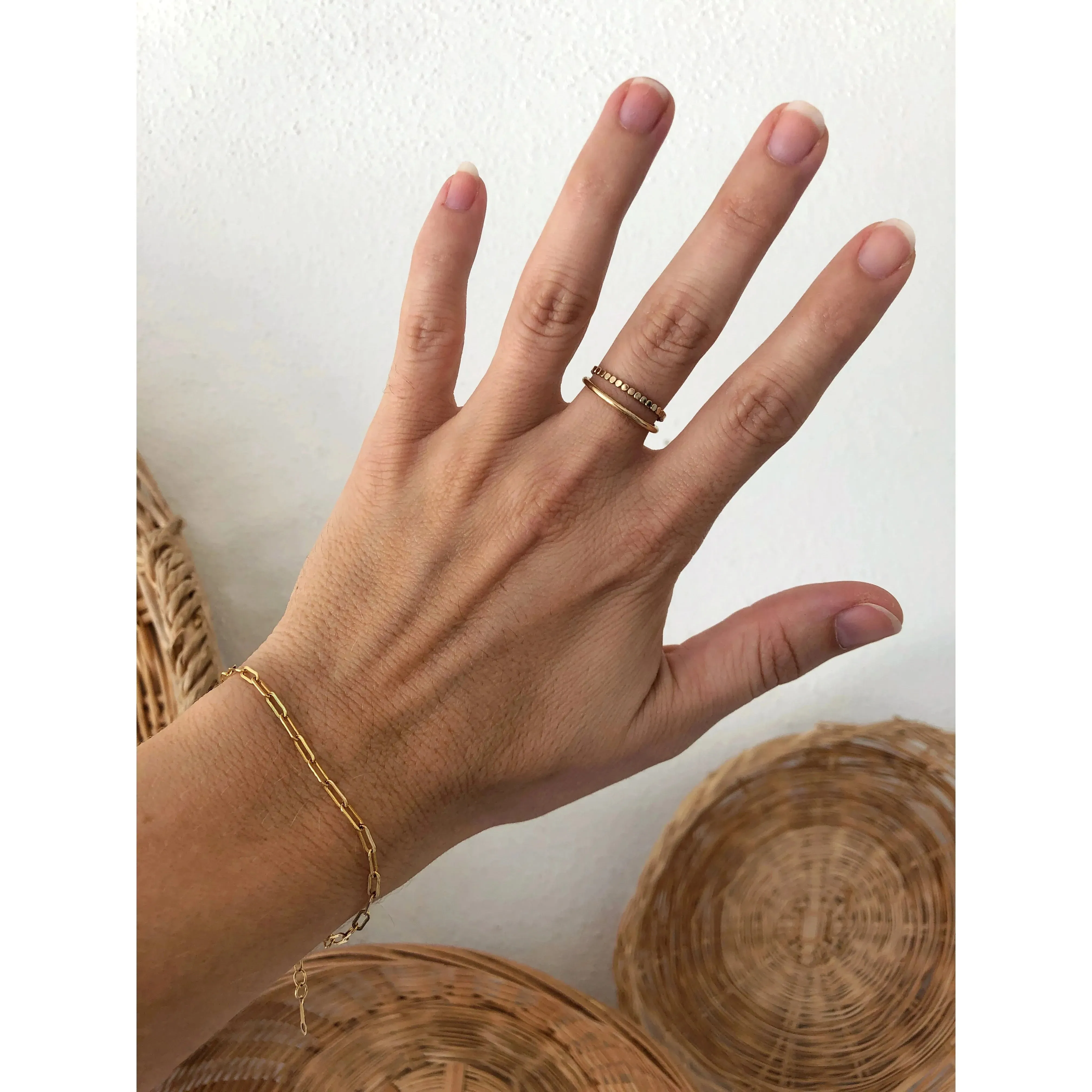Alexandra Gioia Fold Filled Everyday Scallop Ring