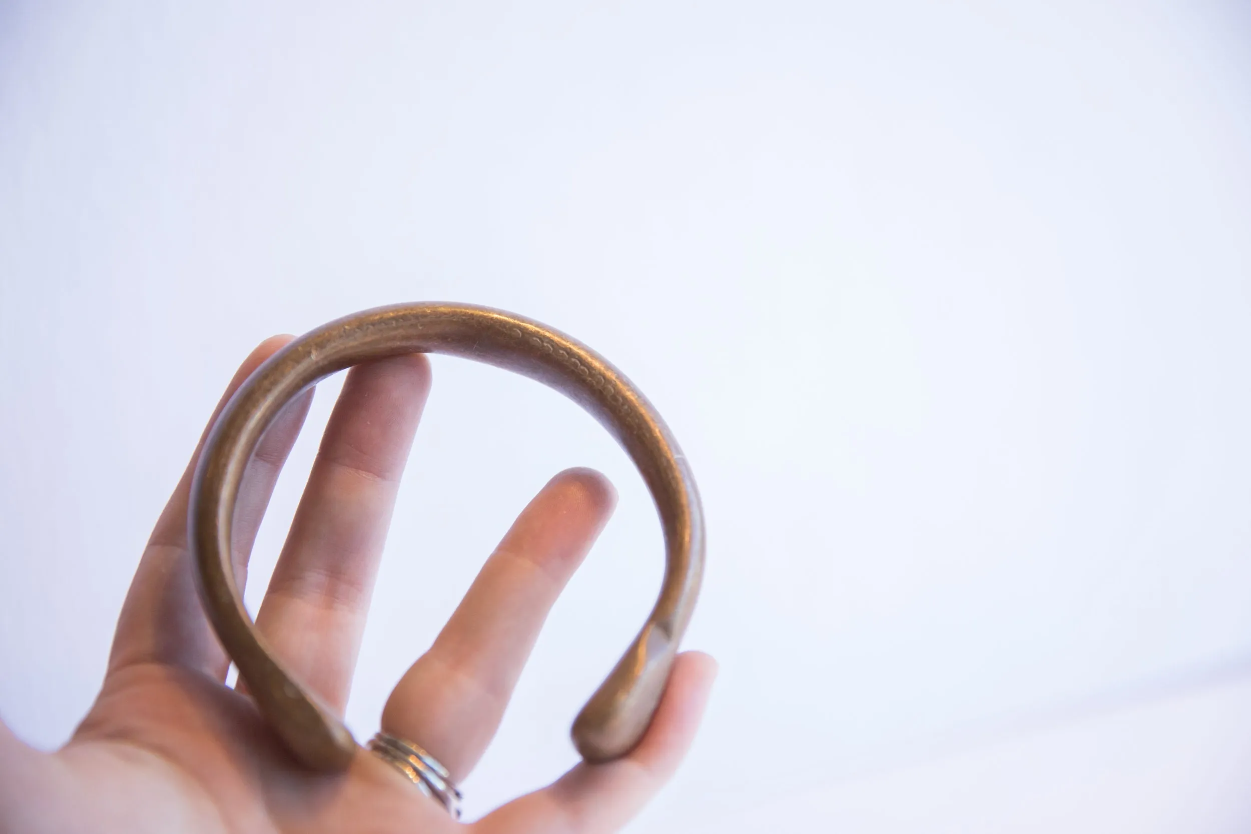 Antique African Snake Cuff Bracelet