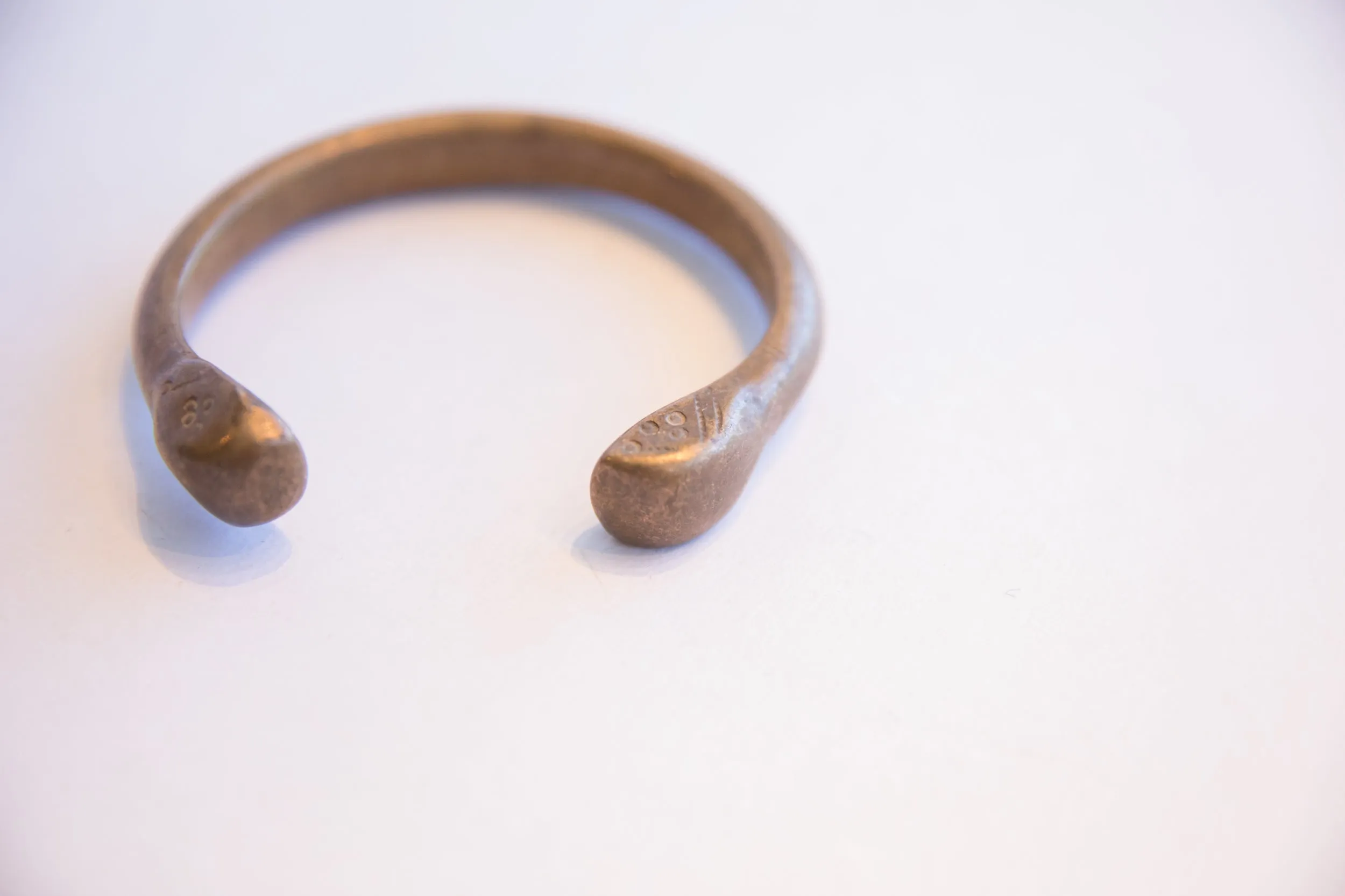 Antique African Snake Cuff Bracelet