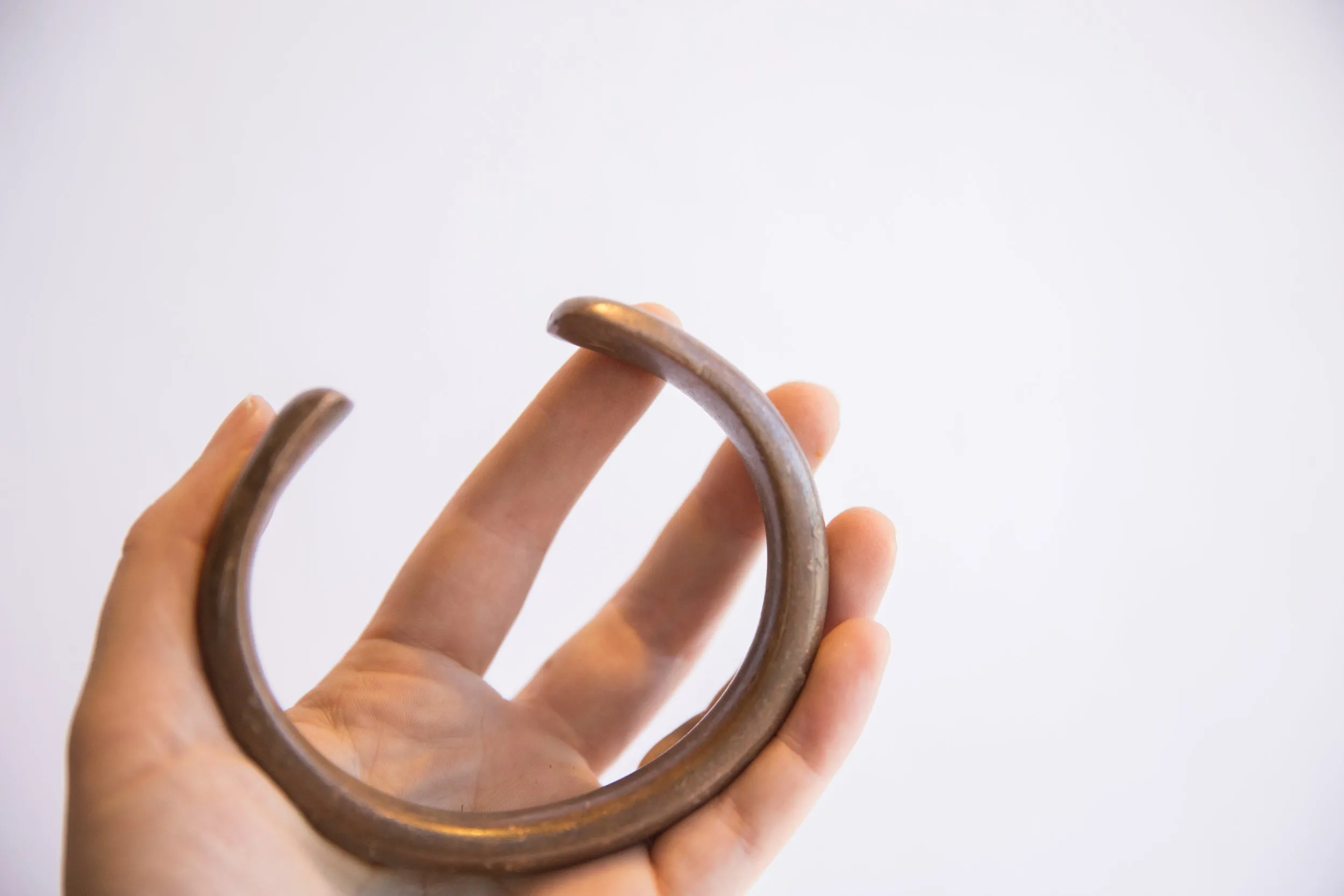 Antique African Snake Cuff Bracelet