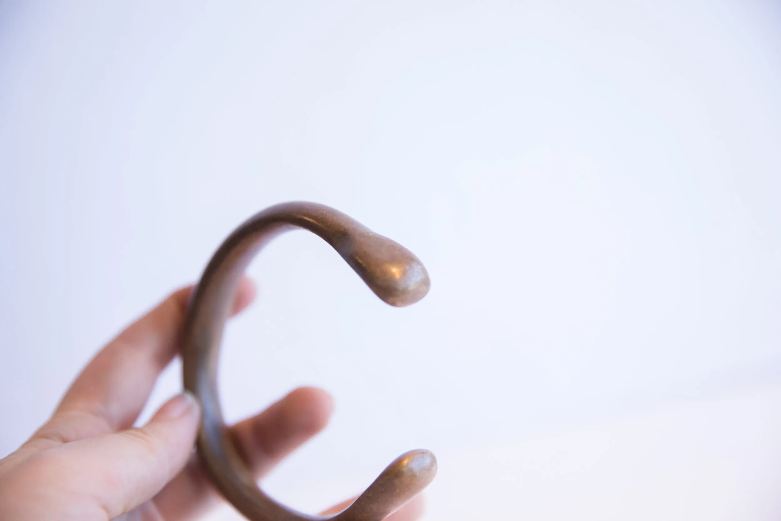 Antique African Snake Cuff Bracelet