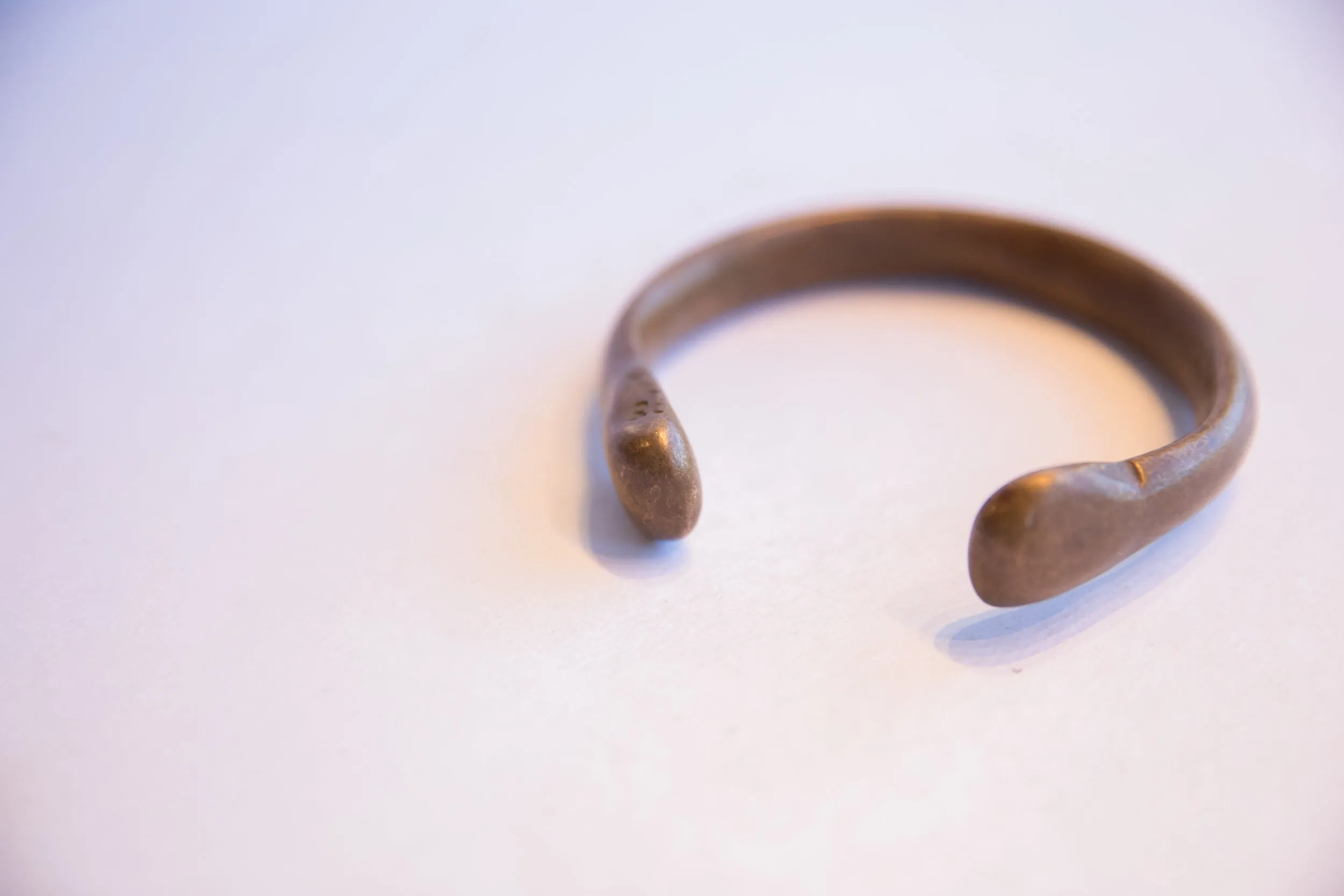 Antique African Snake Cuff Bracelet