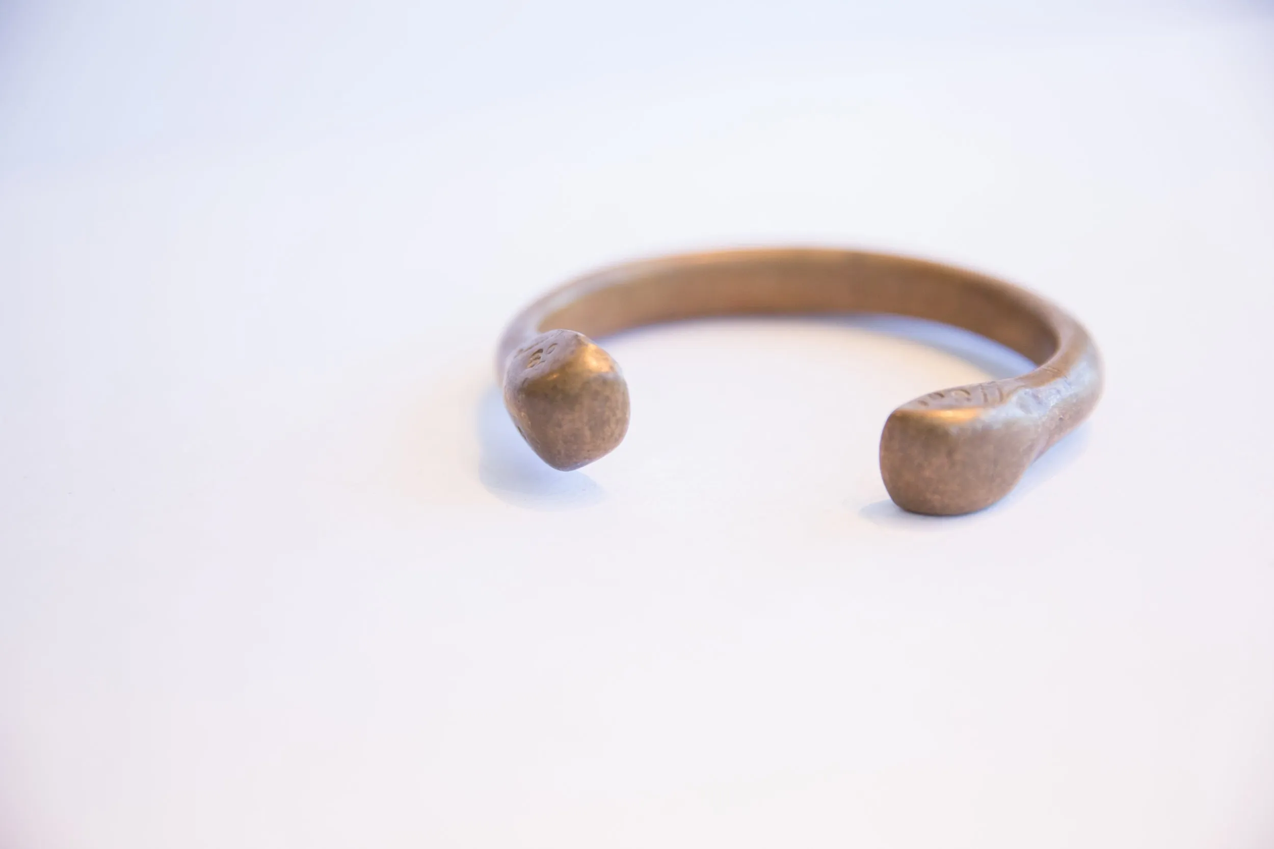 Antique African Snake Cuff Bracelet