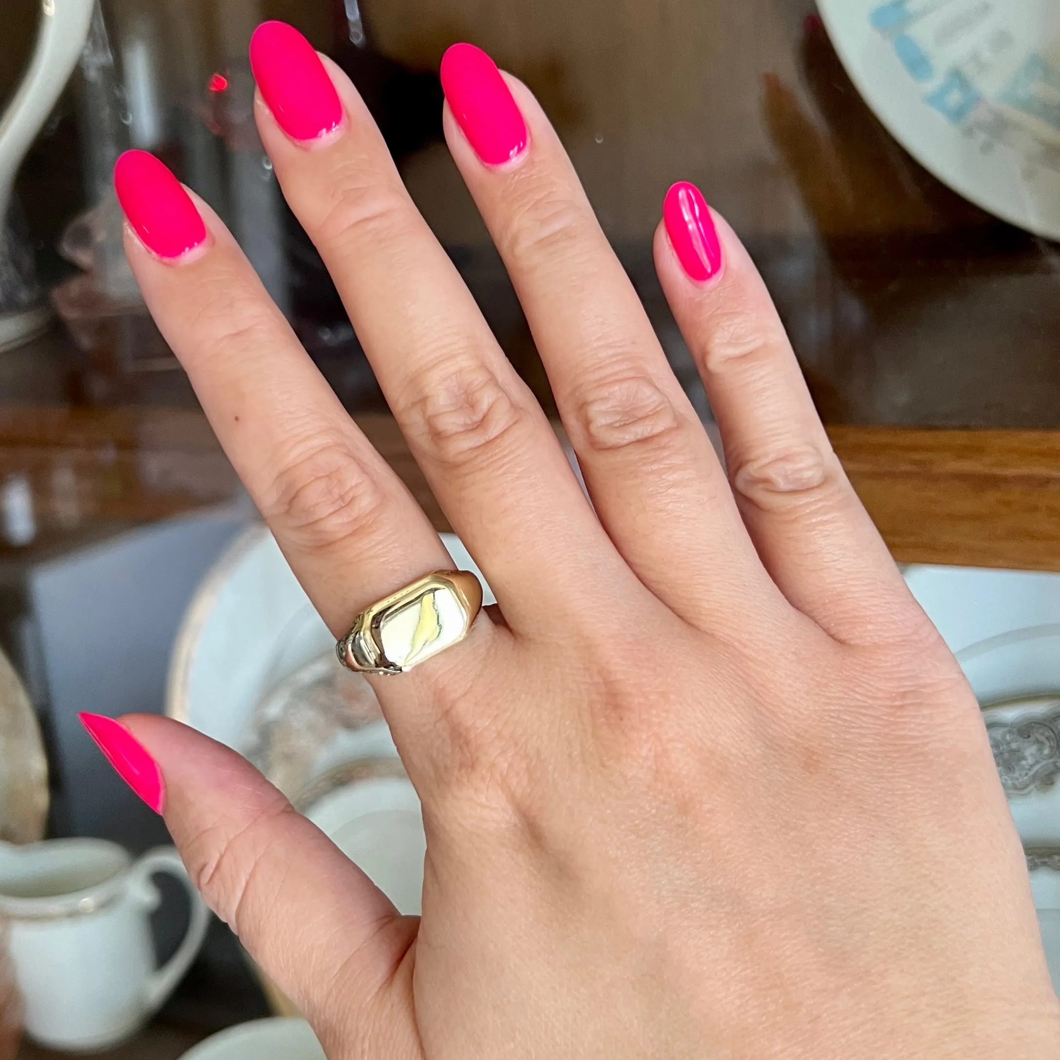 Antique Allsopp Brothers Signet Ring 10k