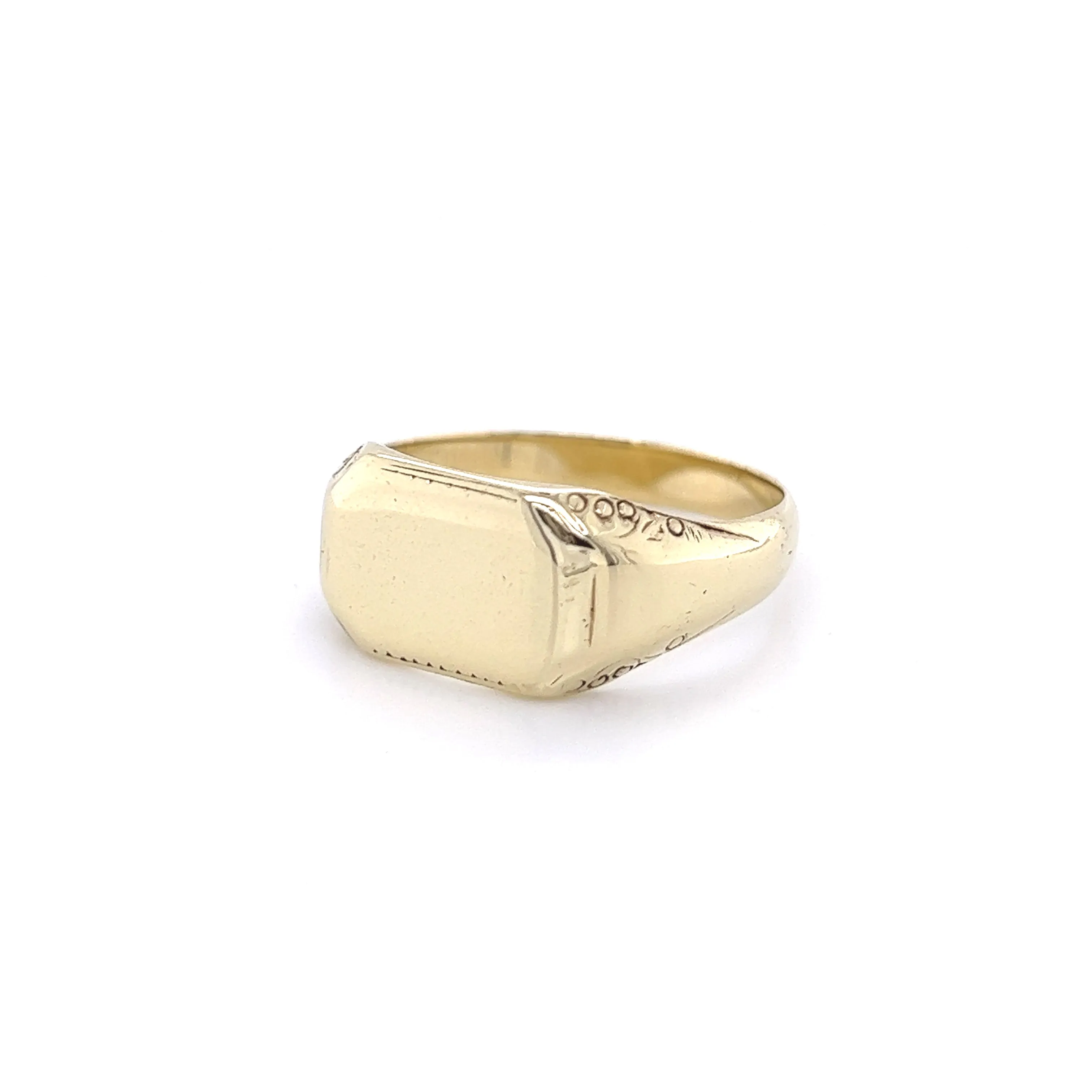 Antique Allsopp Brothers Signet Ring 10k