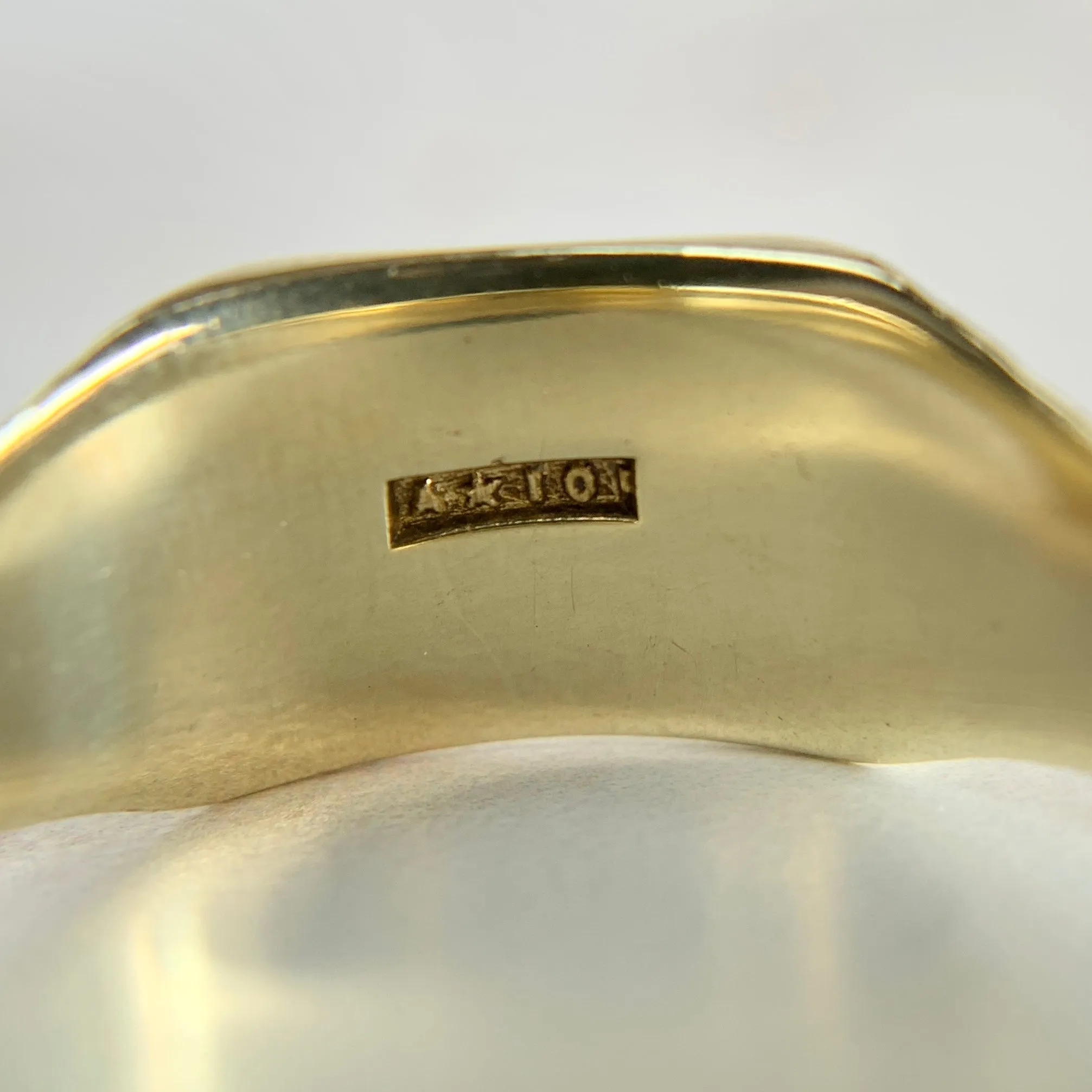 Antique Allsopp Brothers Signet Ring 10k