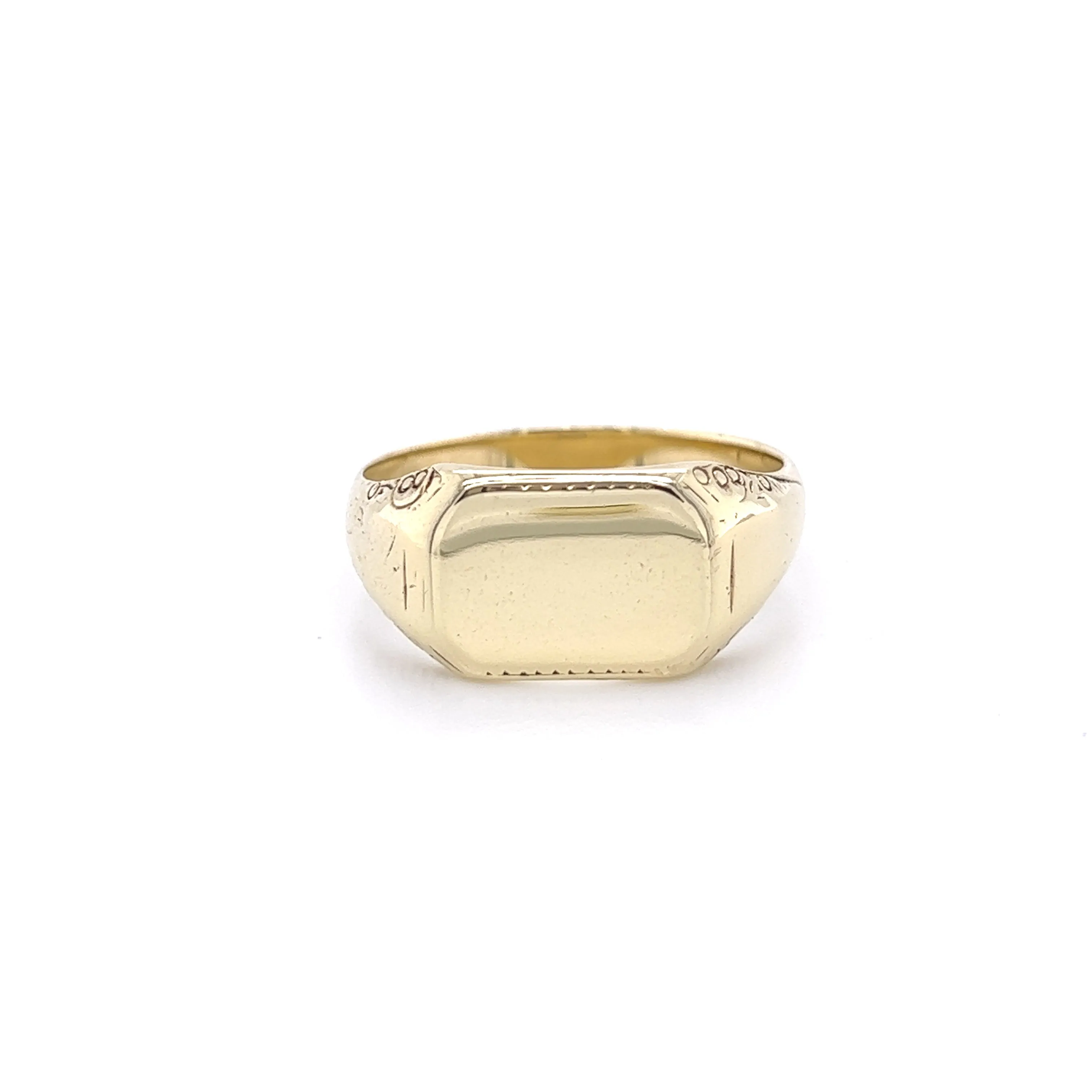 Antique Allsopp Brothers Signet Ring 10k