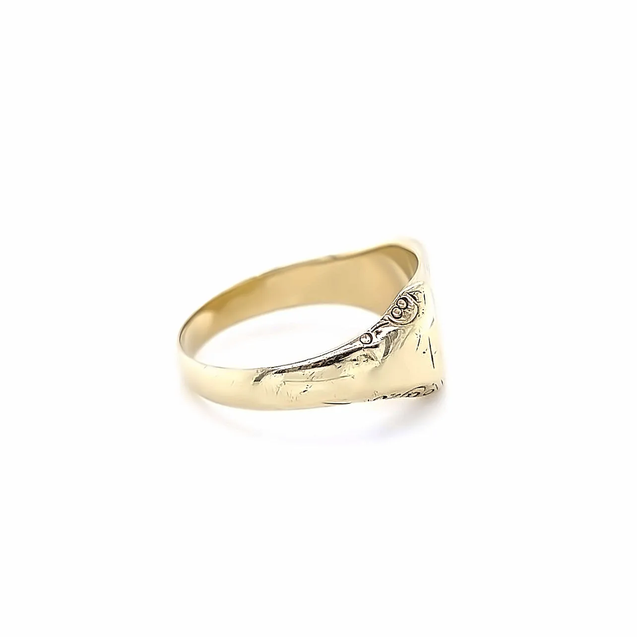 Antique Allsopp Brothers Signet Ring 10k
