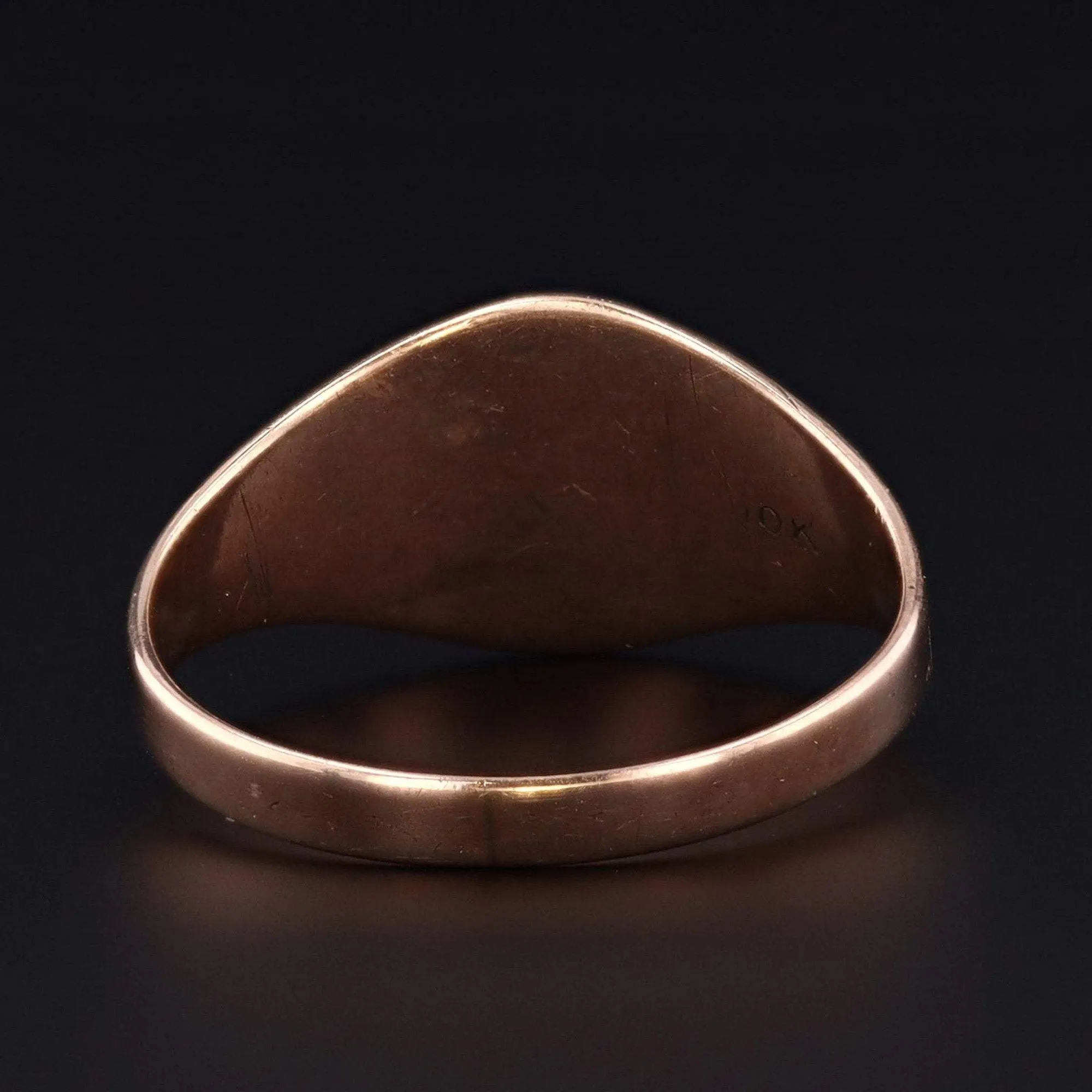 Antique Signet Ring | Letter G or D Initial Ring