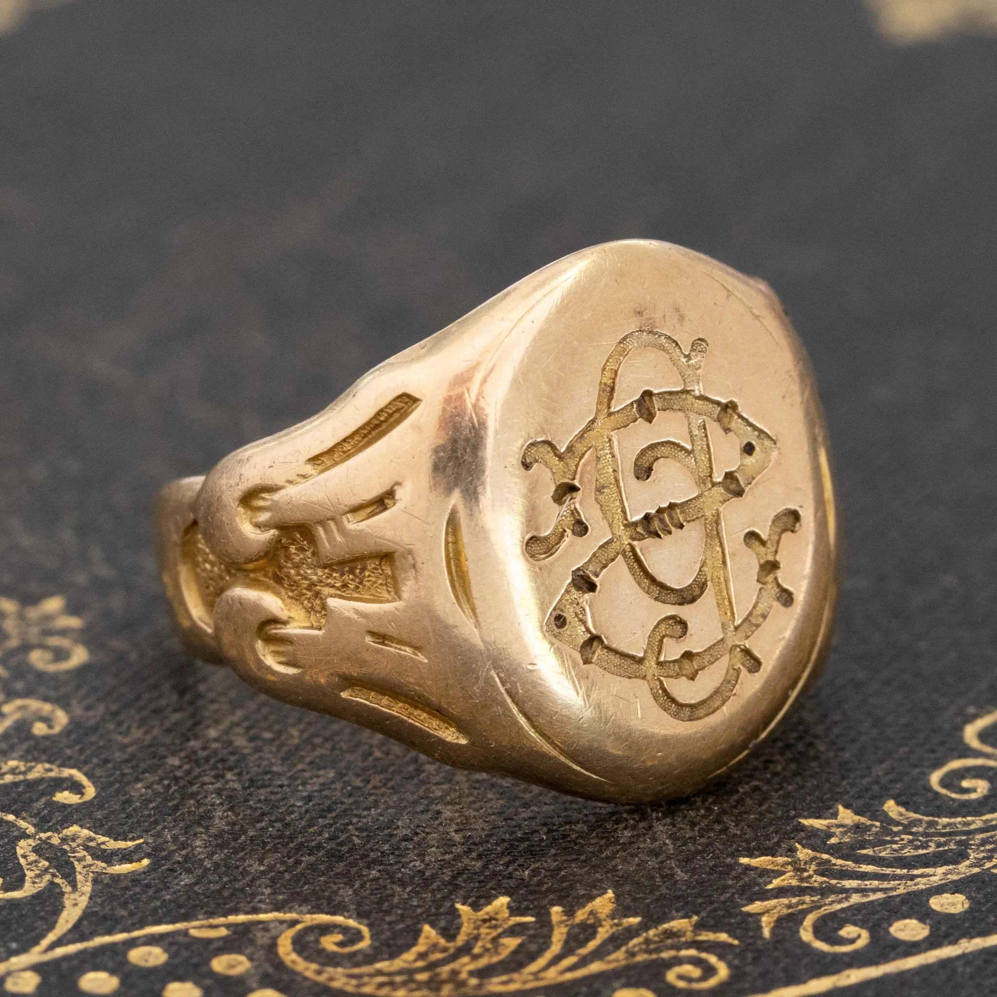 Antique SP Signet Ring