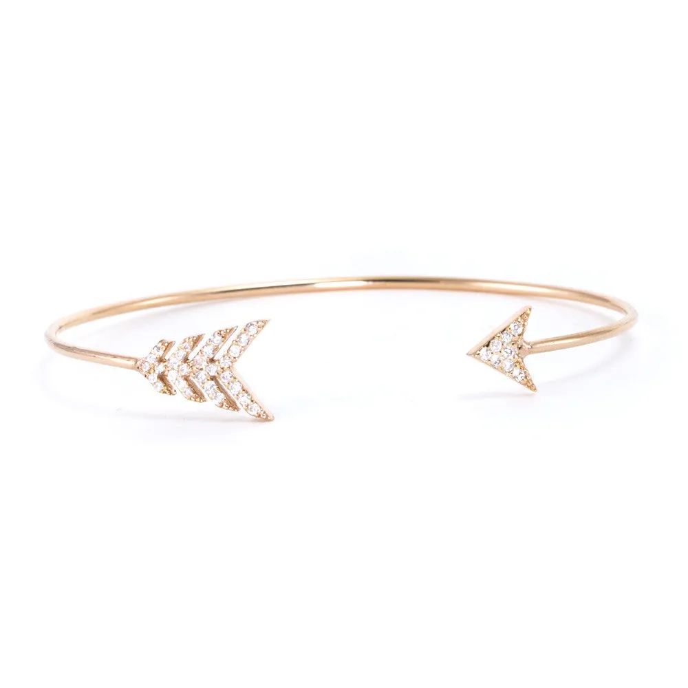 Arrow Diamond Cuff