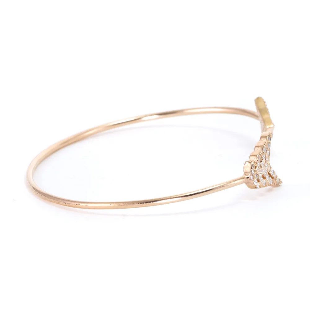 Arrow Diamond Cuff