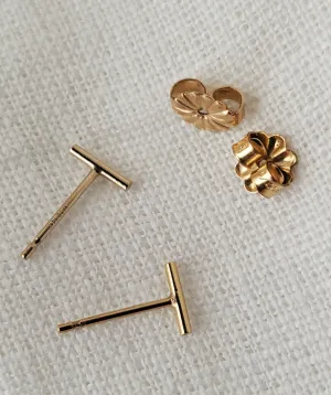ATF gold-filled bar studs (sm)