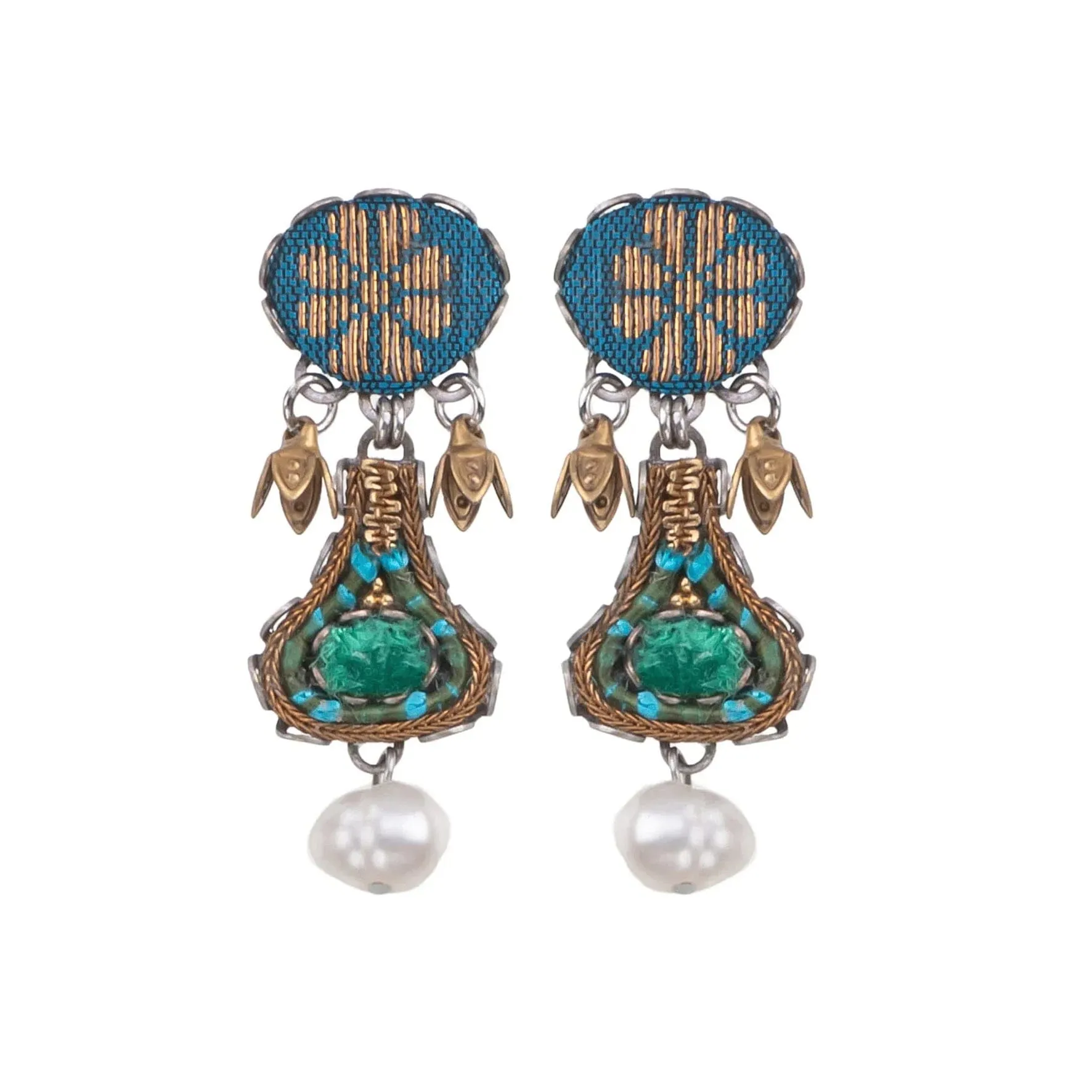 AYALA BAR Royal Velvet Hook Earrings - Fortunato