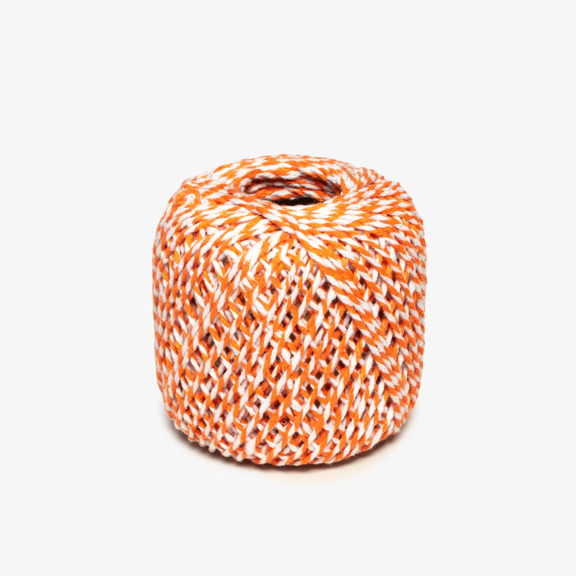 Bakers Twine / Macrame String 1mm Orange/White TO BE DISC